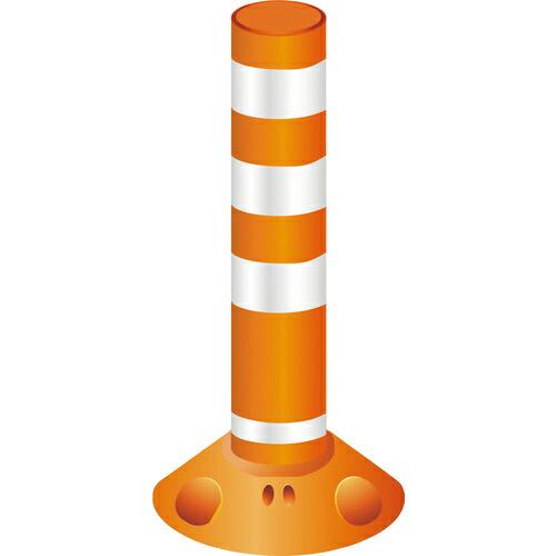 グリーンクロス ラウンドポスト250台座 接着固定 RP650-25 オレンジ ( 63000040...