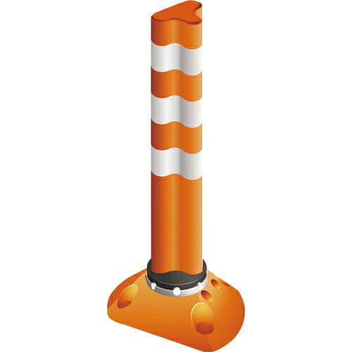 グリーンクロス ポストフレックス スリムベースLEDタイプ PF-SL800 オレンジ ( 6300...