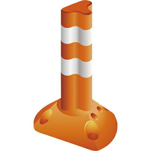 グリーンクロス ポストフレックス スリムベースタイプ PF-S400 オレンジ ( 63000039...