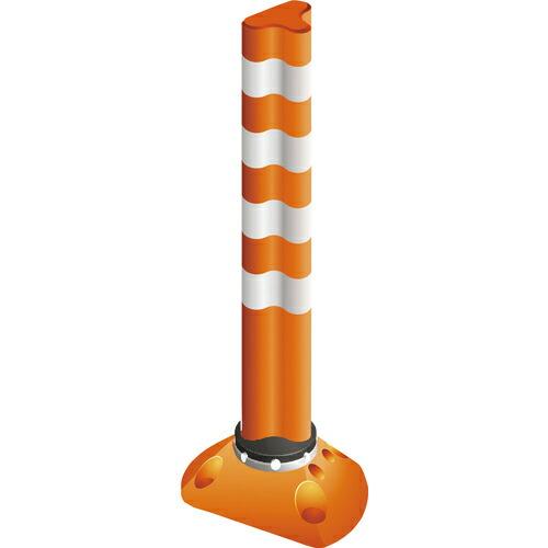 グリーンクロス ポストフレックス スリムベースLEDタイプ PF-SL1000 オレンジ ( 630...