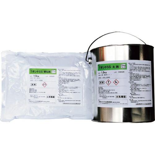 グリーンクロス ラウンドポスト用 エポキシ系接着剤3kg缶 TSS-3K ( 6300004068 ...