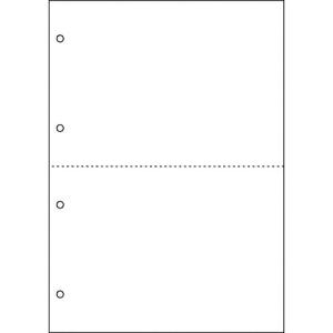ヒサゴ FSC(R)認証 マルチプリンタ帳票 A4 白紙 2面 4穴 ( FSC2003W )｜orangetool