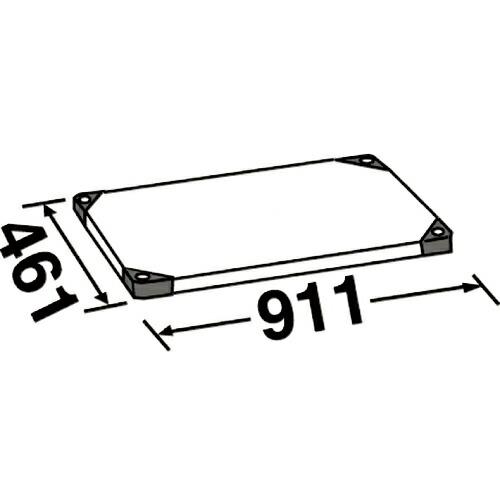 ERECTA ( エレクター )　４３０ソリッドエレクターシェルフＷ９１１ｘＤ４６１ｍｍ ( MSS...