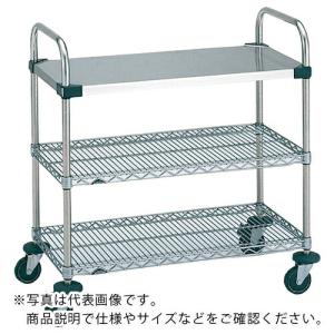 ERECTA スーパーエレクターカート UTTカート1型 間口606mm×奥行461mm×高さ963mm 3段 ( NUTT0-S ) エレクター(株) (メーカー取寄)｜orangetool