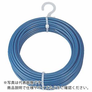 TRUSCO メッキ付ワイヤーロープ PVC被覆タイプ Φ2(3)mmX20m ( CWP-2S20 (2MMX20M) ) トラスコ中山(株)｜orangetool