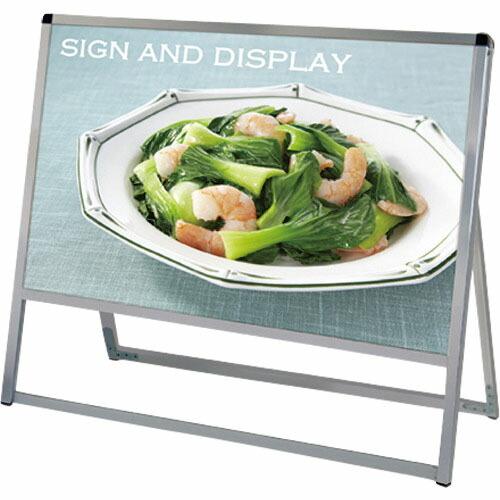 TOKISEI バリウススタンド看板 アルミ複合板タイプ 900×450片面  ( VASKAP90...