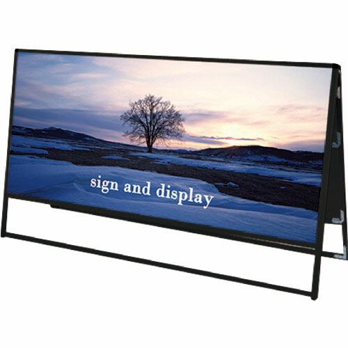 TOKISEI ブラックバリウススタンド看板 アルミ複合板タイプ 1800×900両面  ( BVA...