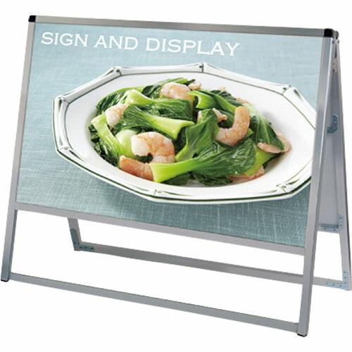 TOKISEI バリウススタンド看板 アルミ複合板タイプ 900×450両面  ( VASKAP90...