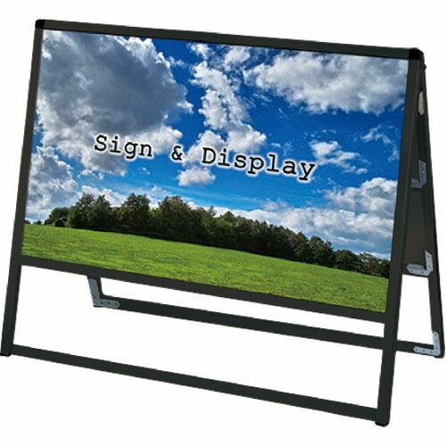 TOKISEI ブラックバリウススタンド看板 アルミ複合板タイプ 900×600両面  ( BVAS...