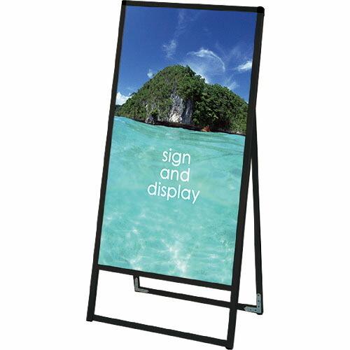 TOKISEI ブラックバリウススタンド看板 アルミ複合板タイプ 600×1200片面  ( BVA...