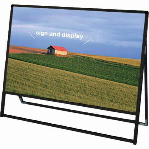 TOKISEI ブラックバリウススタンド看板 アルミ複合板タイプ 1200×900片面  ( BVA...