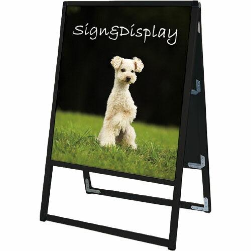 TOKISEI ブラックバリウススタンド看板 アルミ複合板タイプ 450×600両面  ( BVAS...