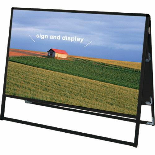 TOKISEI ブラックバリウススタンド看板 アルミ複合板タイプ 1200×900両面  ( BVA...