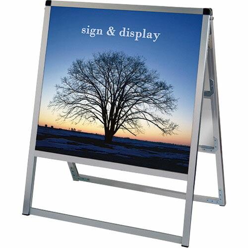 TOKISEI バリウススタンド看板 アルミ複合板タイプ 600×600両面  ( VASKAP60...