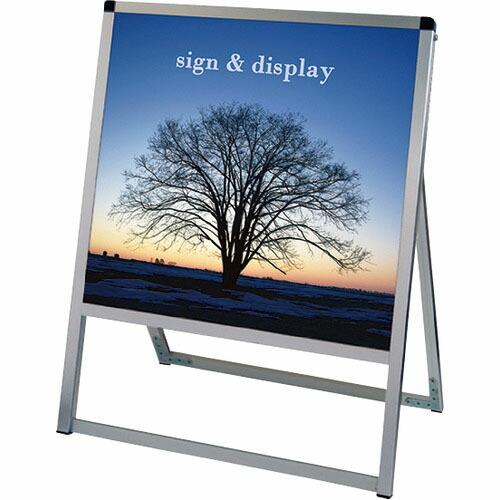 TOKISEI バリウススタンド看板 アルミ複合板タイプ 600×600片面  ( VASKAP60...