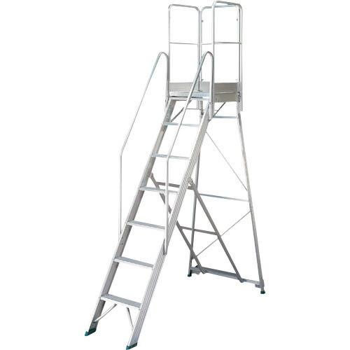 ハセガワ ライトステップ DAD型 2.1m(1100手摺付) ( DAD-210-1100 ) 長...