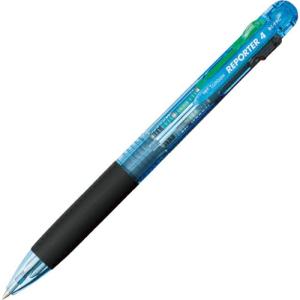 Tombow 4色ボールペン リポーター4 透明ブルー ( BC-FRC40 )｜orangetool