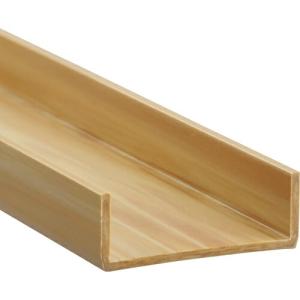 光 簡易内窓用フレーム&レール 横カバー木目12×34×915mm  ( PTY3113 ) (株)光｜orangetool