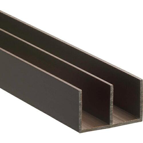 光 簡易内窓用フレーム&amp;レール 上レール ブラウン 18×30.5×2100mm ( PTL3031...