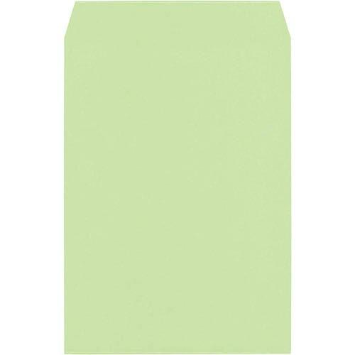 キングコーポ 角2 Vカラー ウグイス85g/平方m スミ貼500枚X1箱 ( 180314 ) (...
