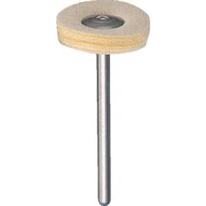 【SALE価格】TRUSCO 平型ブラシ フランネル 布 外径Φ23X軸長40X軸Φ3 ( 233H-9 (23X40X3MM フランネル) ) トラスコ中山(株)｜orangetool