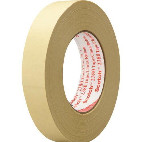 3M スコッチ クレープマスキングテープ 2380 18mmX55m 薄黄色 ( 2380 18X5...