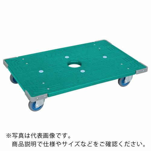 サンコー 折りたたみコンテナー用台車 803521 サンキャリー6090(Φ100)グリーン  ( ...