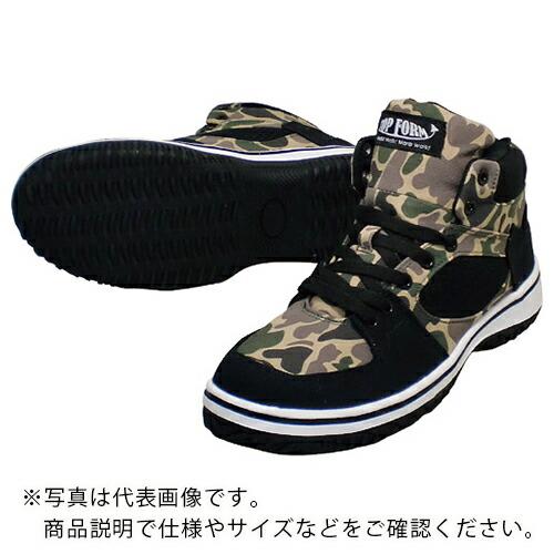 喜多 ハイカットセーフティスニーカー MG5590 カモフラ 24.5 ( MG5590-CMO-2...