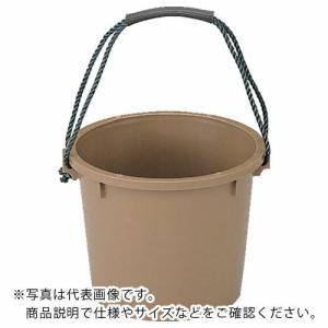 サンコー タフゴムバケツ(ロープ持手) 401407 ブラウン  ( SK-401407-02-BR )｜orangetool