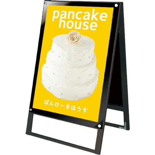 TOKISEI ブラックポスター用スタンド看板マグネジ A1両面ブラック  ( BPSSKMNA1R...