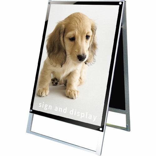 TOKISEI ポスター用スタンド看板マグネジ B1両面ブラック  ( PSSKMNB1RB )