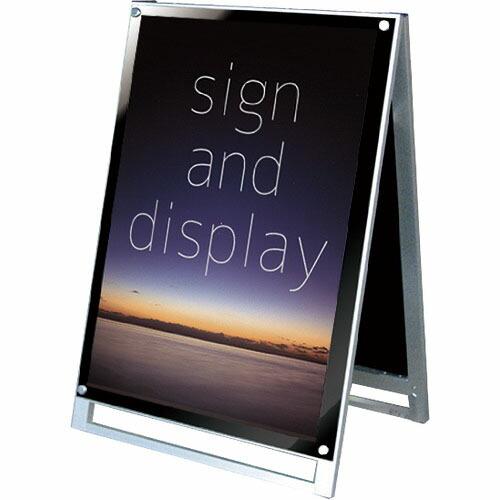 TOKISEI ポスター用スタンド看板マグネジ A1ロウ両面ブラック  ( PSSKMNA1LRB ...