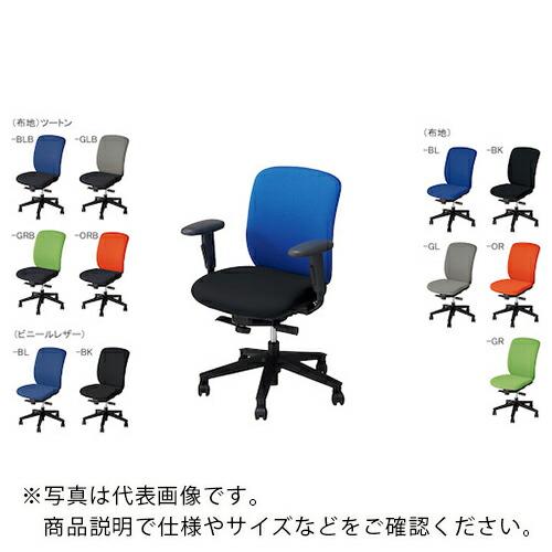NAIKI ワークチェアー ヴィアーレ VE型/背座:ブラック/布張り/可動肘 ( VE511FA-...