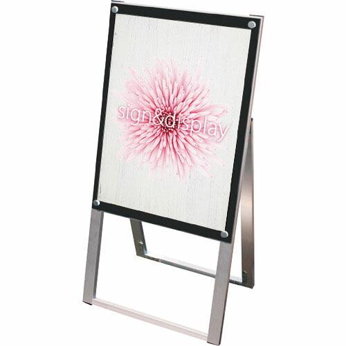 TOKISEI ポスター用スタンド看板マグネジ A2片面ブラック  ( PSSKMNA2KB )