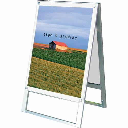TOKISEI ポスター用スタンド看板マグネジ B2両面ホワイト  ( PSSKMNB2RW )