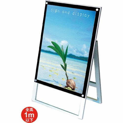 TOKISEI ポスター用スタンド看板マグネジ B2片面ブラック  ( PSSKMNB2KB )