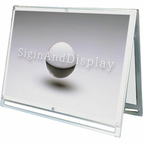 TOKISEI ポスター用スタンド看板マグネジ A0横ロウ両面ホワイト  ( PSSKMNA0YLR...