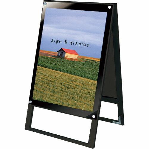 TOKISEI ブラックポスター用スタンド看板マグネジ B2両面ブラック  ( BPSSKMNB2R...