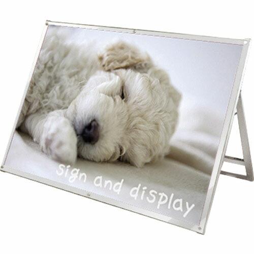 TOKISEI ポスター用スタンド看板マグネジ B0横ロウ片面ホワイト  ( PSSKMNB0YLK...