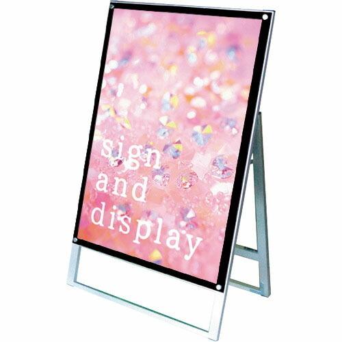 TOKISEI ポスター用スタンド看板マグネジ B1片面ブラック  ( PSSKMNB1KB )