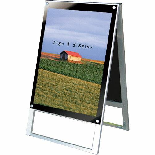 TOKISEI ポスター用スタンド看板マグネジ B2両面ブラック  ( PSSKMNB2RB )