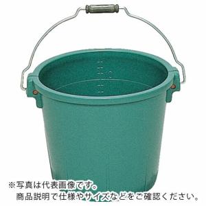 サンコー タフバケツ(金具持手) 401501 緑  ( SK-401501-01-GR )｜orangetool
