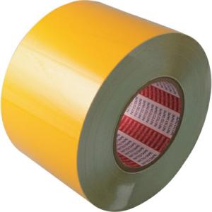 日東エルマテ ラインテープE-P(BC) 0.21mm×100mm×50m 黄 ( EP-100Y ) (9巻セット) 日東エルマテリアル(株) (メーカー取寄)｜orangetool