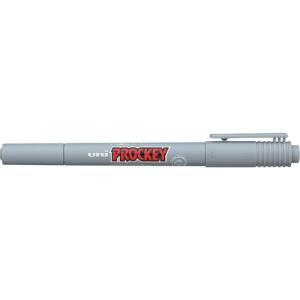 uni プロッキー 極細+細字丸芯 水性顔料マーカー PM-120T 灰 37 ( PM120T.37 )｜orangetool