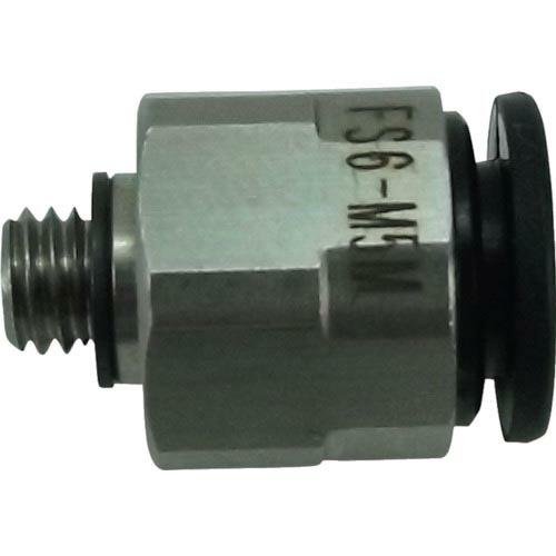 チヨダ ファイブSUSメイルコネクタ 6mm・M5X0.8 ( FS6-M5M ) 千代田通商(株)