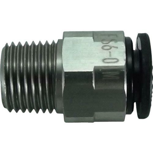 チヨダ ファイブSUSメイルコネクタ 6mm・R1/8 ( FS6-01M(SUS303シリーズ) ...