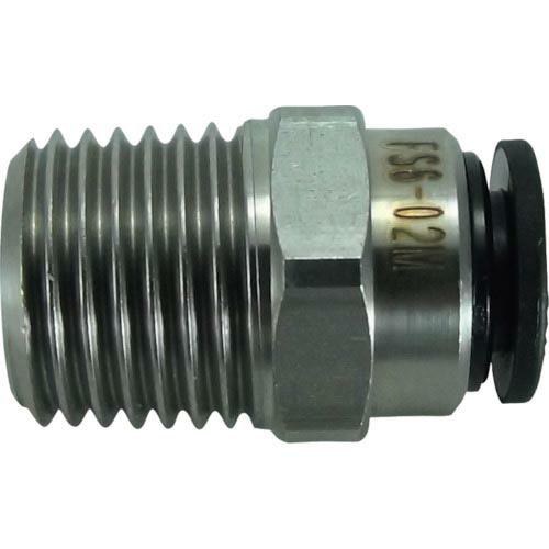 チヨダ ファイブSUSメイルコネクタ 6mm・R1/4 ( FS6-02M  (SUS303シリーズ...
