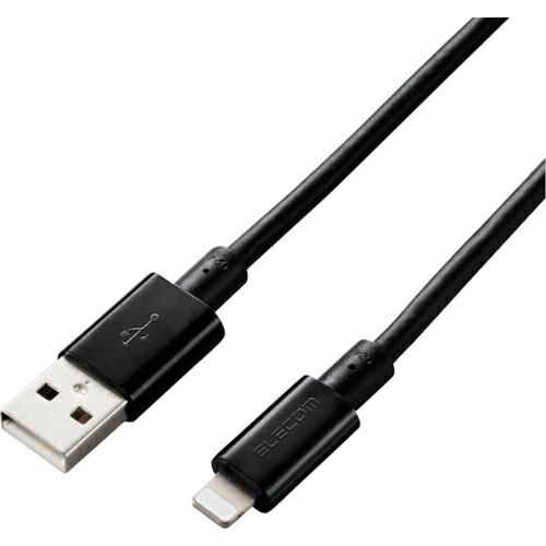 ELECOM Lightningケーブル 準高耐久 アルミコネクタ 2.0m ブラック ( MPA-...