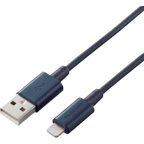 ELECOM Lightningケーブル 準高耐久 アルミコネクタ 1.0m ブルー ( MPA-U...