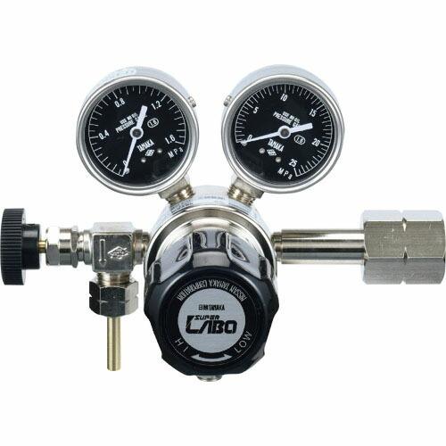 日酸TANAKA 分析・研究向け圧力調整器 S-LABOII 入口高圧用、ボンベ用LAB1-1425...